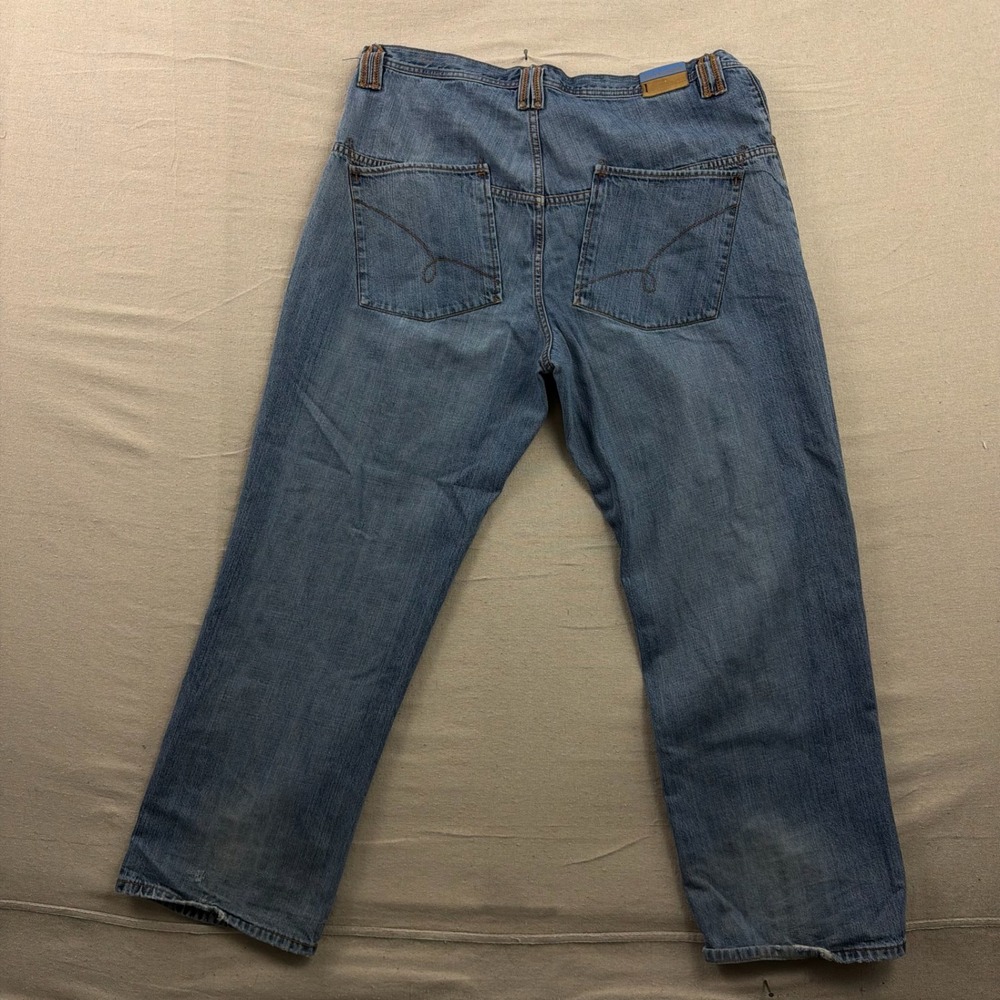 Rocawear Relaxed Fit Jeans Mens 42x34 Blue Denim Y2K Streetwear Baggy